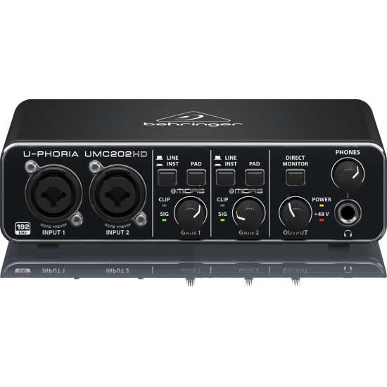 The Behringer U-phoria Umc202hd Interface