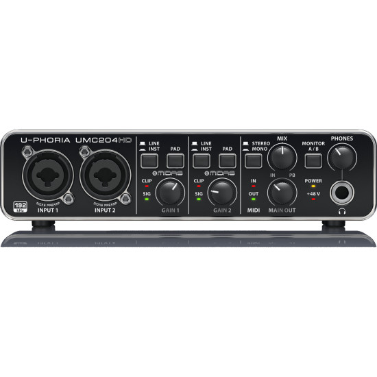 The Behringer U-phoria Umc204hd Interface The Behringer U-phoria Umc204hd Interface
