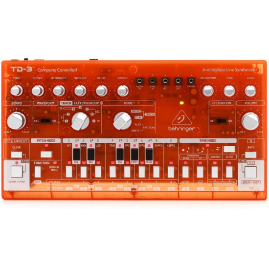 The Behringer TD3 TG Analog Bass Line Synth