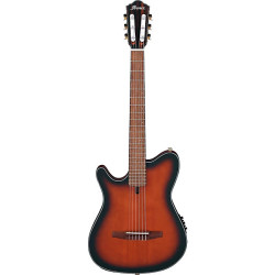 Ibanez FRH10N Brown Sunburst Flat Left Handed Nylon String Guitar