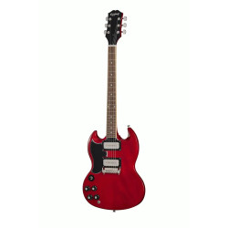 The Epiphone Tony Iommi Sg Special In Case Vintage Cherry Left-Hand
