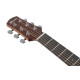 Ibanez AAM50CE Coral Red Burst Open Pore Top, Natural Open Pore Back and Sides Acoustic Guitar 