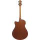 Ibanez AAM50CE Sapphire Blue Burst Open Pore Top, Natural Open Pore Back and Sides Acoustic Guitar 