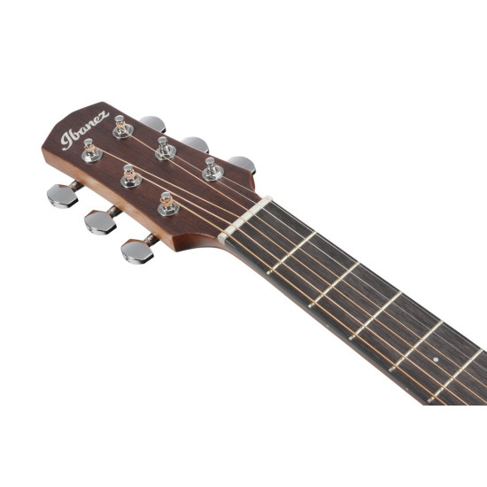 Ibanez AAM50CE Sapphire Blue Burst Open Pore Top, Natural Open Pore Back and Sides Acoustic Guitar 