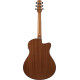 Ibanez AAM50LCE Open Pore Light Brown Sunburst Top Left Handed Acoustic Guitar 
