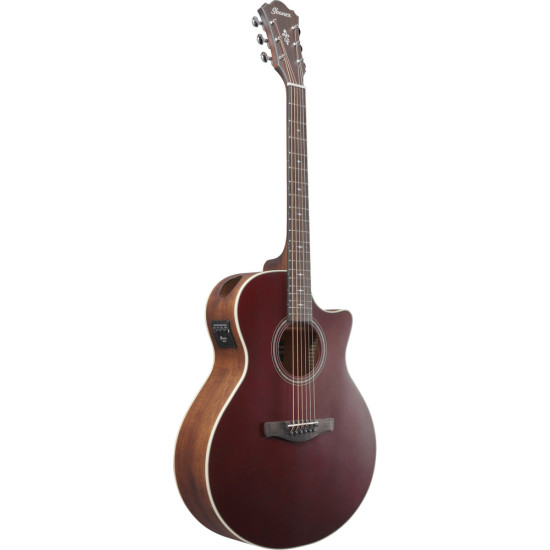 Ibanez AE100BUF Electro Acoustic Guitar Burgundy Flat
