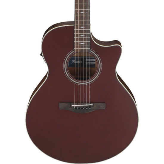 Ibanez AE100BUF Electro Acoustic Guitar Burgundy Flat