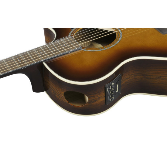 Ibanez AE160 Vintage Mahogany Sunburst High Gloss Acoustic Guitar