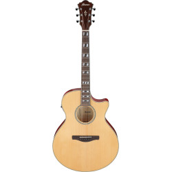 Ibanez AE170N Natural High Gloss top Transparent Red High Gloss back and sides Acoustic Guitar