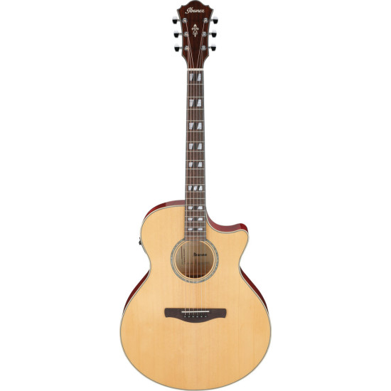 Ibanez AE170N Natural High Gloss top Transparent Red High Gloss back and sides Acoustic Guitar