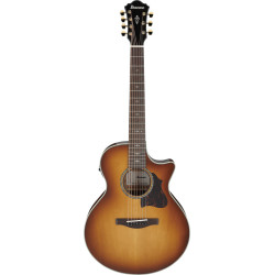 Ibanez AE3007FMH Tobacco Edge Burst High Gloss 7 String Acoustic Guitar