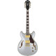 Ibanez AS73G Moonstone Silver Flat Electric Guitar