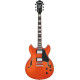 Ibanez AS73T Transparent Tangerine Flat Electric Guitar