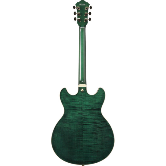 Ibanez AS93FM Transparent Moss Green Electric Guitar