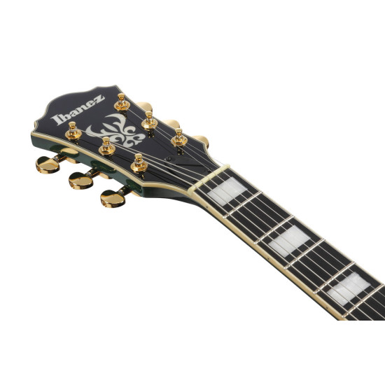 Ibanez AS93FM Transparent Moss Green Electric Guitar