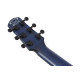 Ibanez AUP10FMNE Transparent Blue Sunburst Open pore Ukulele with Bag
