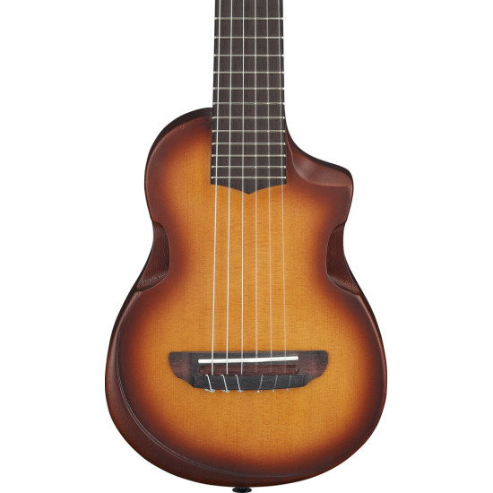 Ibanez AUP10N Open Pore Light Brown Sunburst Ukulele with Bag