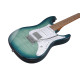 Ibanez AZ22S1F Transparent Turquoise Burst Electric Guitar