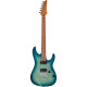 Ibanez AZ24S1F Transparent Turquoise Burst Electric Guitar