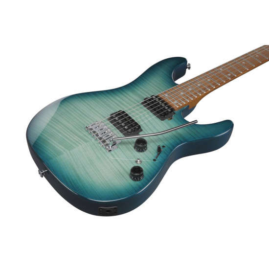 Ibanez AZ24S1F Transparent Turquoise Burst Electric Guitar