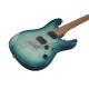 Ibanez AZ24S1F Transparent Turquoise Burst Electric Guitar