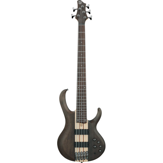 Ibanez BTB605 Transparent Gray Flat 5 String Electric Bass