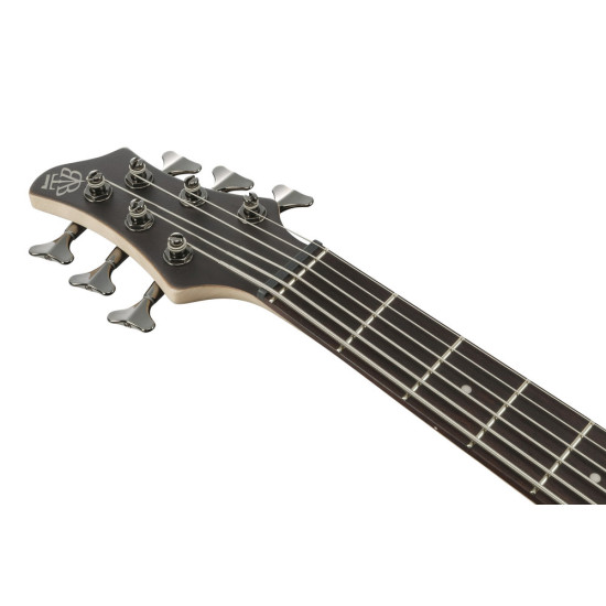 Ibanez BTB606 Transparent Gray Flat 6 String Electric Bass
