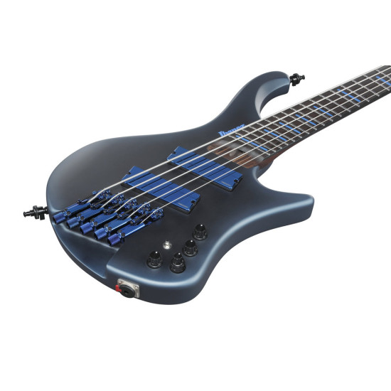 Ibanez EHB5MSBSP Midnight Arctic Ocean Matte 5 String Electric Bass with Gig bag