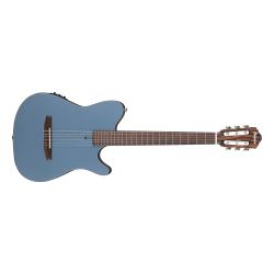 Ibanez FRH10N Indigo Blue Metallic Flat Nylon String Guitar