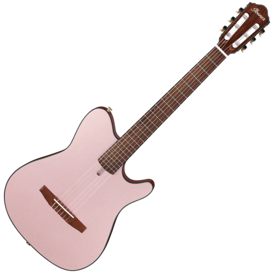 Ibanez FRH10N Rose Gold Metallic Flat Nylon String Guitar