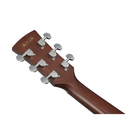 Ibanez PJ50E Open Pore Vintage Amber Sunburst Top, Open Pore Natural Back and Sides Acoustic Guitar 