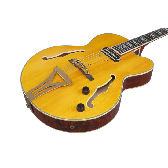 Ibanez PM3C Natural Amber Low Gloss Pat Metheny Signature Guitar