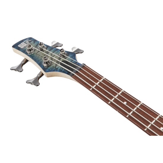 Ibanez SR400EQM Stained Cosmic Blue Starburst Electric Bass