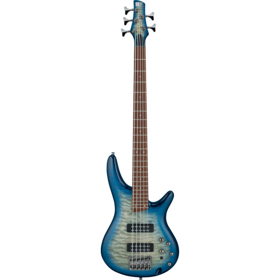 Ibanez SR405EQM Stained Cosmic Blue Starburst 5 String Electric Bass