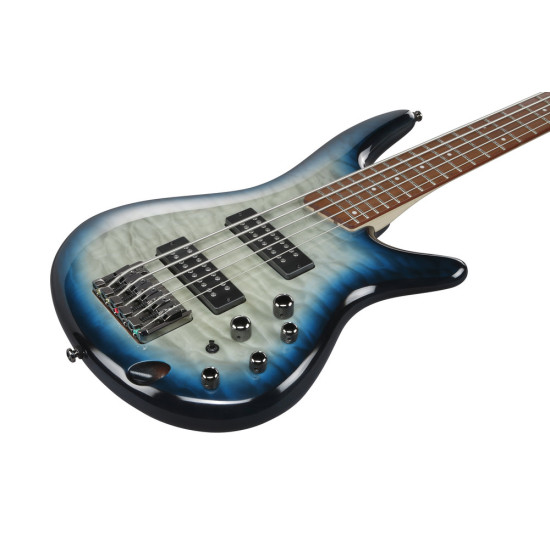 Ibanez SR405EQM Stained Cosmic Blue Starburst 5 String Electric Bass