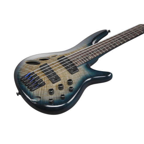 Ibanez SRD905 Cosmic Blue Starburst Low Gloss 5 String Electric Bass