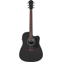 Ibanez V44CE Weathered Black Open Pore Acoustic Guitar 