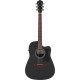 Ibanez V44CE Weathered Black Open Pore Acoustic Guitar 