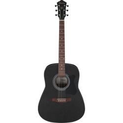 Ibanez V54NJP Weathered Black Open Pore Acoustic Guitar with Bag