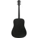 Ibanez V54NJP Weathered Black Open Pore Acoustic Guitar with Bag