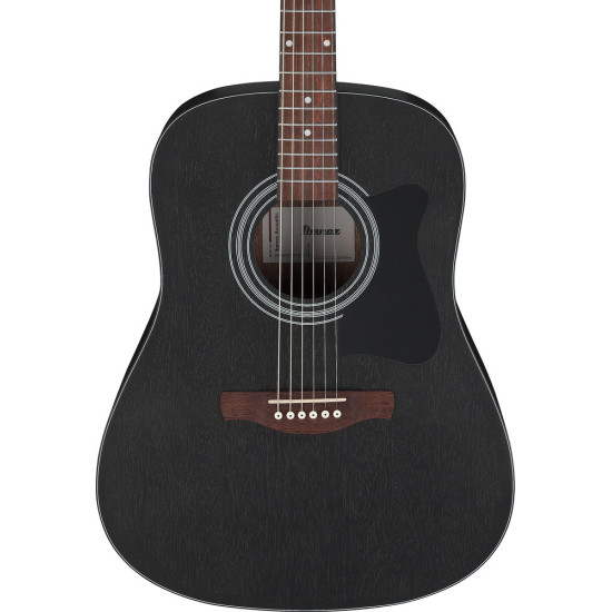 Ibanez V54NJP Weathered Black Open Pore Acoustic Guitar with Bag