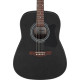 Ibanez V54NJP Weathered Black Open Pore Acoustic Guitar with Bag