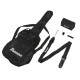 Ibanez V54NJP Weathered Black Open Pore Acoustic Guitar with Bag