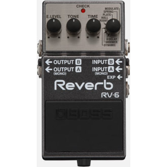 BOSS RV-6 Reverb Effect Pedal BOSS RV-6 Reverb Effect Pedal